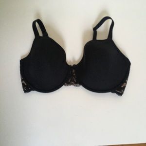 Wacoal Black Bra Size 34DDD